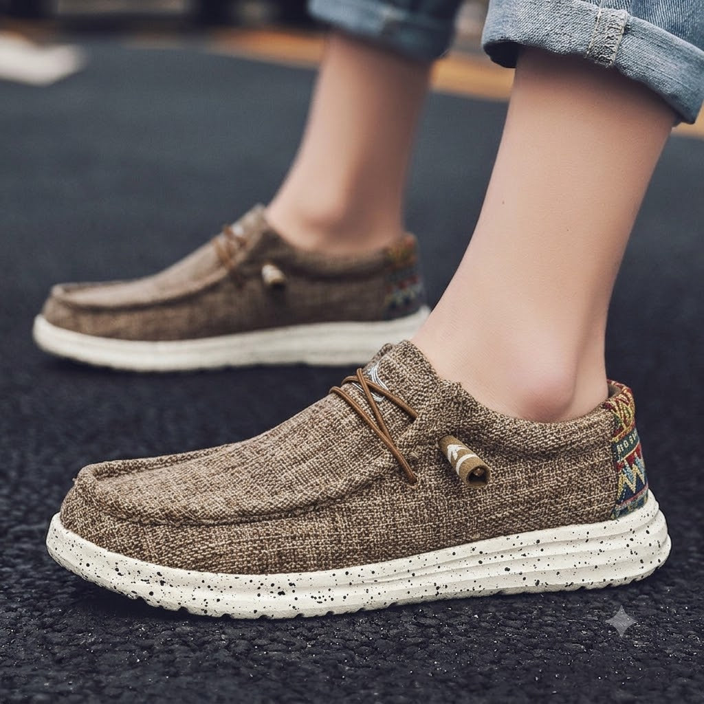 🎉 ¡Oferta por tiempo limitado! 👞 Zapatos casuales de verano para hombre  | Ultraligeros y transpirables  ✅ Diseño slip-on, fáciles de poner y quitar  👣 Suela suave y antideslizante  🚶 Con soporte para el arco para caminar cómodamente todo el día