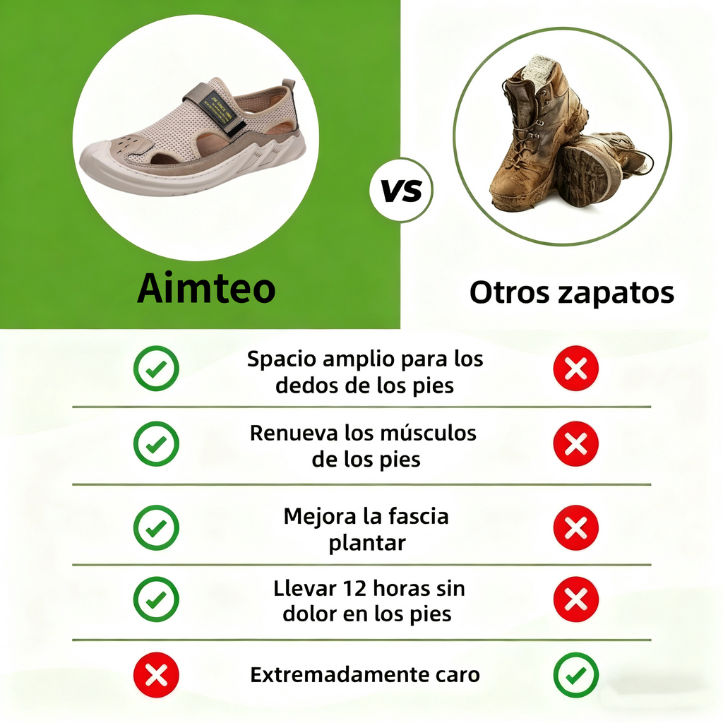 ⏰ ¡Último día – 50% de descuento! ¡No te lo pierdas! Zapatos ortopédicos con diseño ergonómico y función de amortiguación de impactos. ✅ Zapatos ortopédicos saludables diseñados especialmente para hombres europeos.