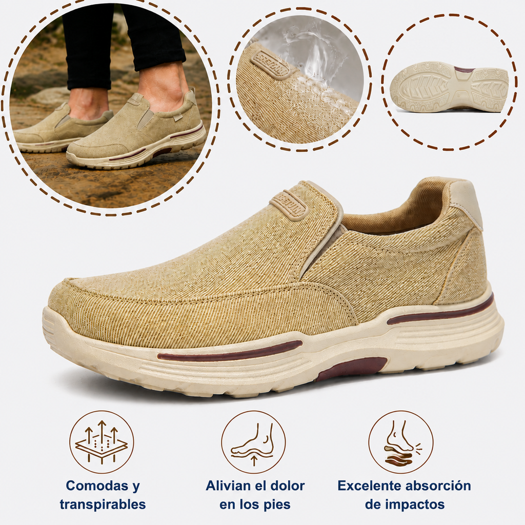🎉 ¡30% de descuento hoy! ⏰ De una marca australiana de lujo ✅ Zapatos ortopédicos fabricados con tejido ultratranspirable, suaves, cómodos y con excelente soporte 🦶 Alivian el dolor de pies