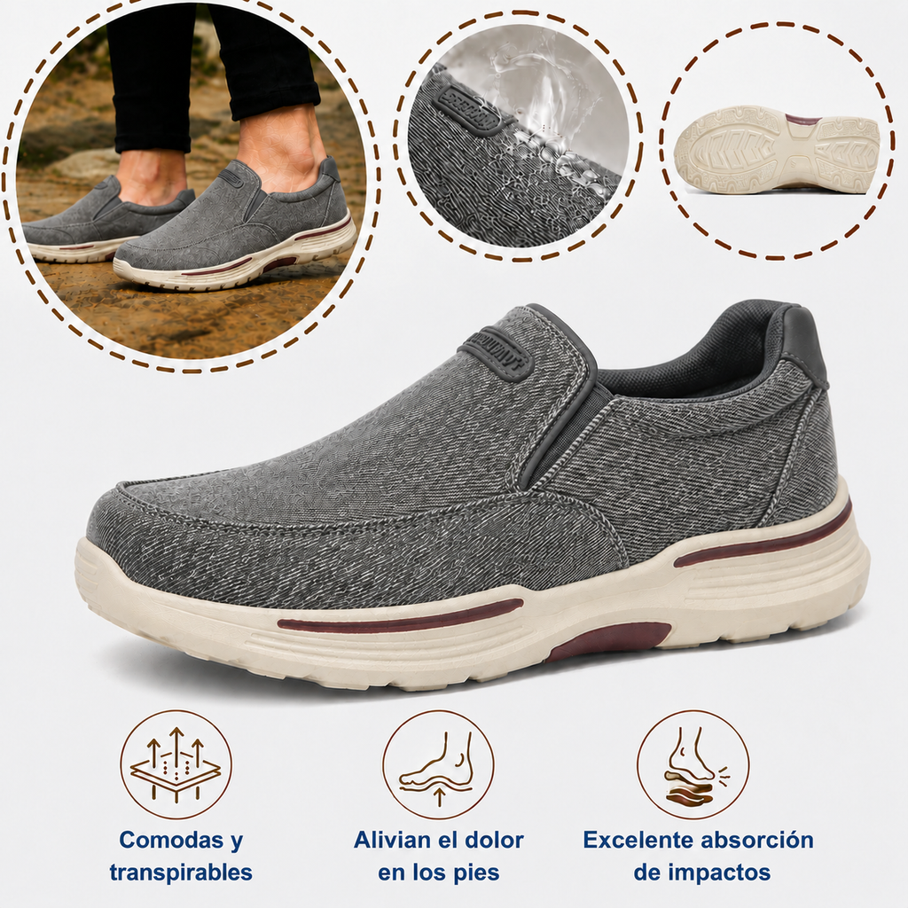 🎉 ¡30% de descuento hoy! ⏰ De una marca australiana de lujo ✅ Zapatos ortopédicos fabricados con tejido ultratranspirable, suaves, cómodos y con excelente soporte 🦶 Alivian el dolor de pies