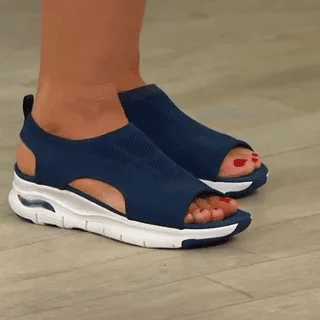 【⏰¡Último día, 50% de descuento! ¡No te lo pierdas!】Sandalias ortopédicas ergonómicas con absorción de impactos, ✅️Sandalias ortopédicas saludables diseñadas específicamente para mujeres europeas.