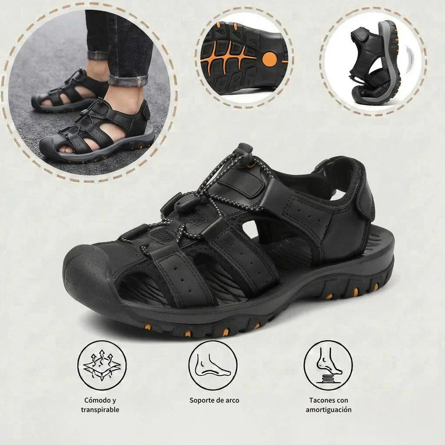 ⏰Último día, 30% de descuento - ¡No te lo pierdas!✅ Sandalias cómodas, con soporte para el arco del pie, alivian el dolor de pies - Diseño ergonómico
