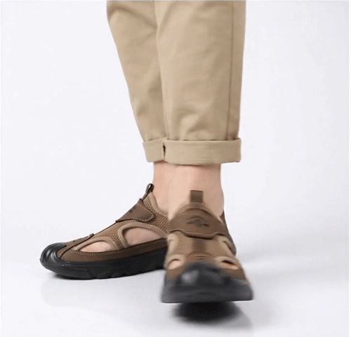 🔥 Oferta por tiempo limitado 🦶 Sandalias para hombre ✅, cómodas y transpirables, antideslizantes + soporte para el arco del pie. La elección perfecta para tus paseos de verano 👣