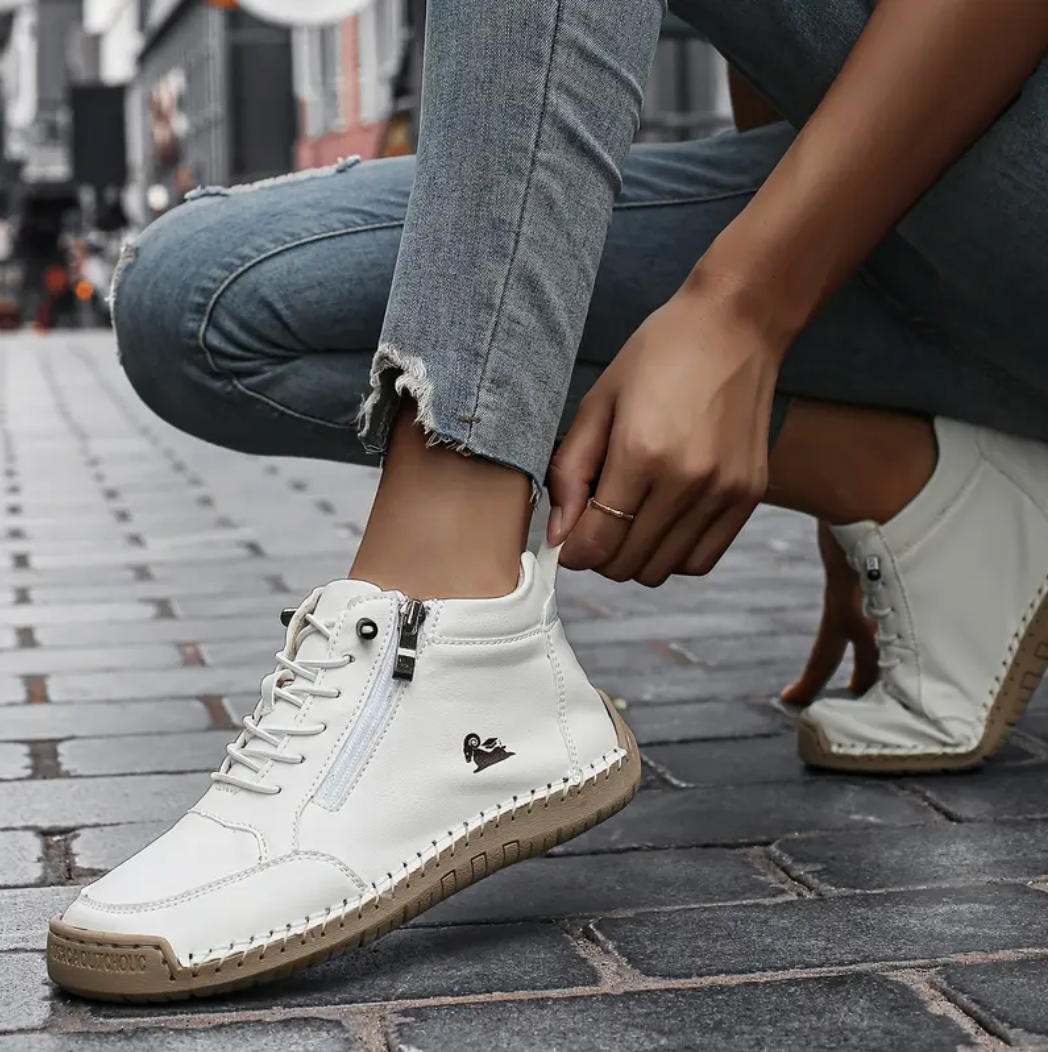 🔥 -50% DTO. | Zapatos Ergonómicos de Piel Premium 👞 Antideslizantes e Impermeables (Soporte Plantar, Unisex)