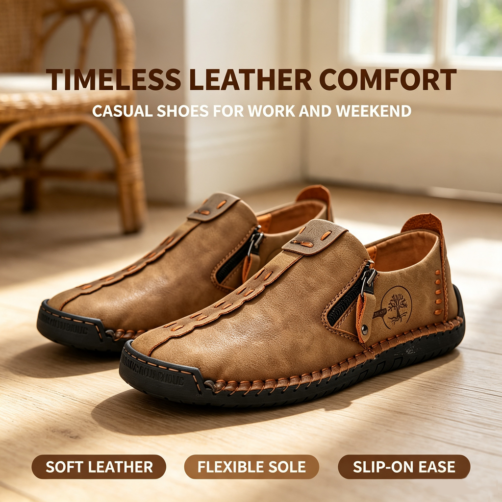 🎉 ¡Último día! ¡50% de descuento! ✅ Zapatos ortopédicos diseñados para personas con problemas en los pies, hechos de piel de becerro australiana. 👞 Proporcionan soporte para el arco del pie y alivian el dolor de espalda, articulaciones y pies.