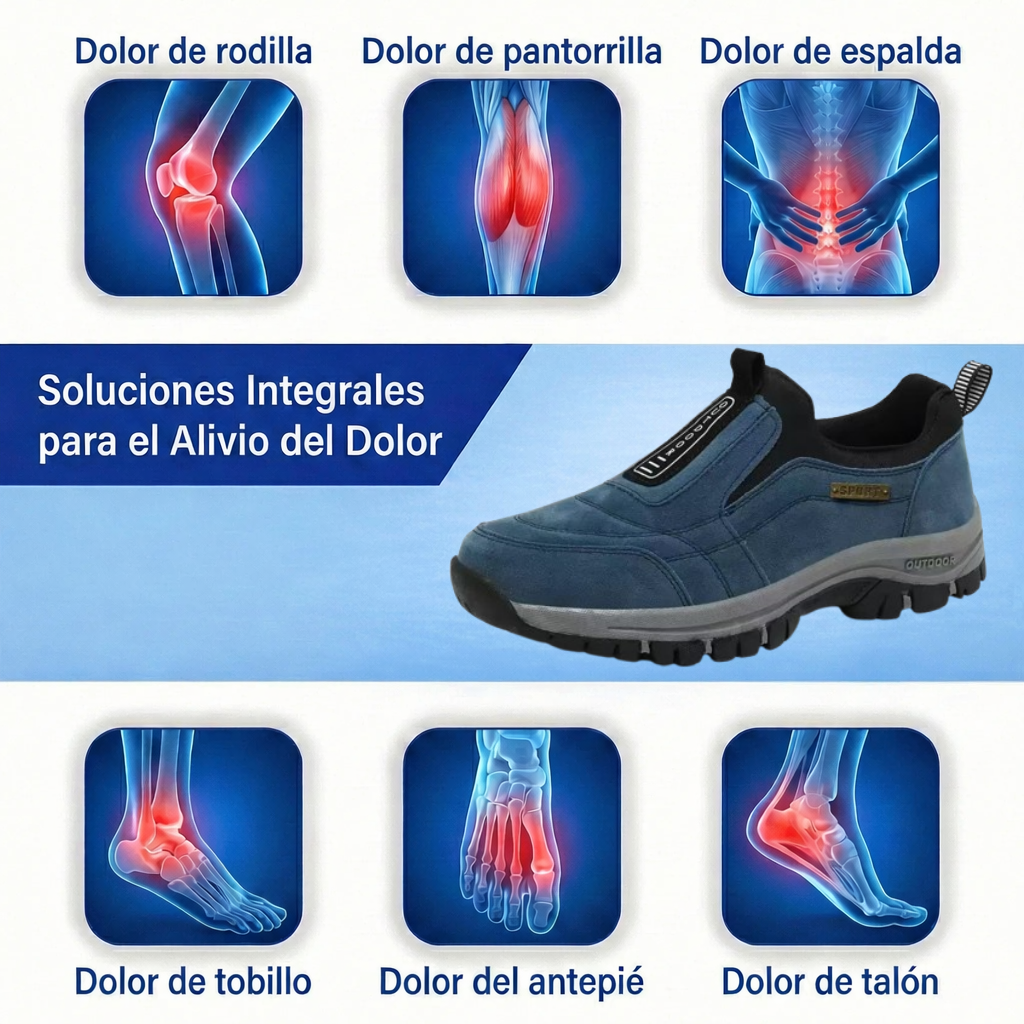 🔥 ¡Oferta especial de hoy: 50 % de descuento! 👞 Zapatos ortopédicos de ante de alta calidad para hombre ✅ Alivian el dolor de pies ✅ Soporte para el arco plantar: comodidad durante todo el día