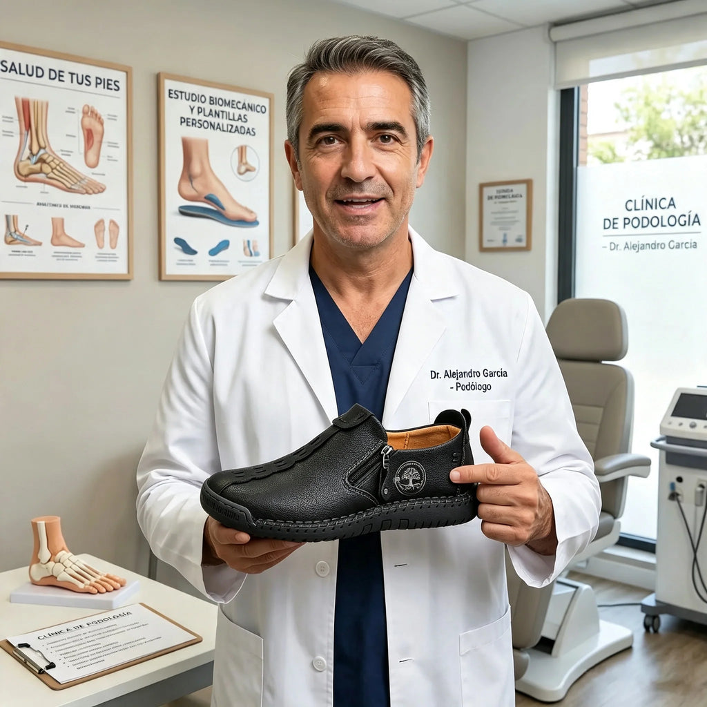 🎉 ¡Último día! ¡50% de descuento! ✅ Zapatos ortopédicos diseñados para personas con problemas en los pies, hechos de piel de becerro australiana. 👞 Proporcionan soporte para el arco del pie y alivian el dolor de espalda, articulaciones y pies.