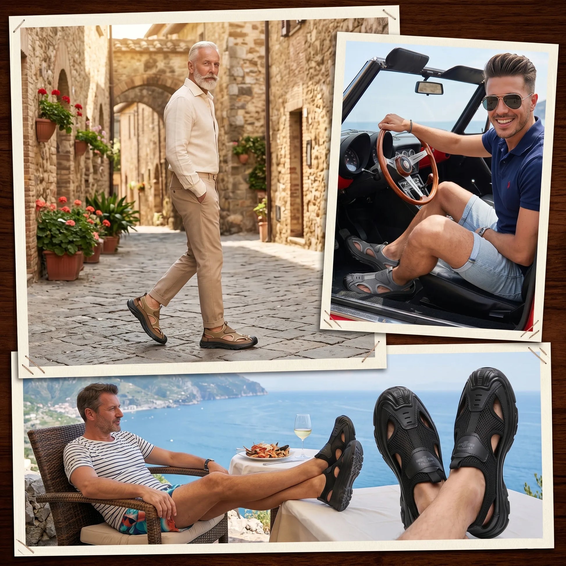 🔥 Oferta por tiempo limitado 🦶 Sandalias para hombre ✅, cómodas y transpirables, antideslizantes + soporte para el arco del pie. La elección perfecta para tus paseos de verano 👣