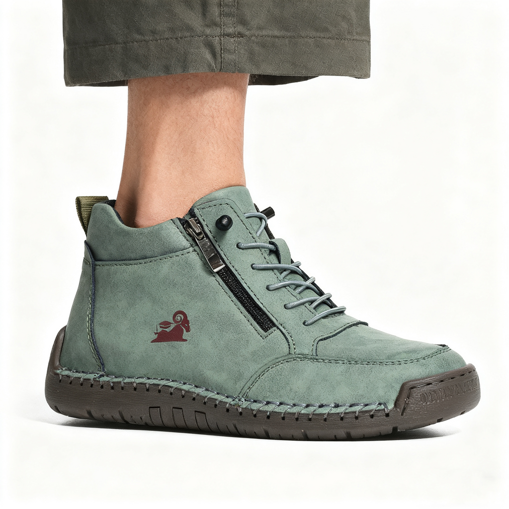 🔥 -50% DTO. | Zapatos Ergonómicos de Piel Premium 👞 Antideslizantes e Impermeables (Soporte Plantar, Unisex)