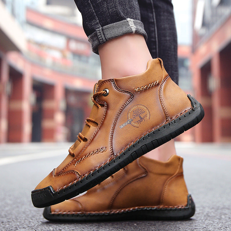 ⏰ Oggi sconto del 70% — Da non perdere!🐂 Nuove scarpe ortopediche da uomo in pelle bovina, impermeabili e antiscivolo,🦶 efficaci nell'alleviare il dolore ai piedi.
