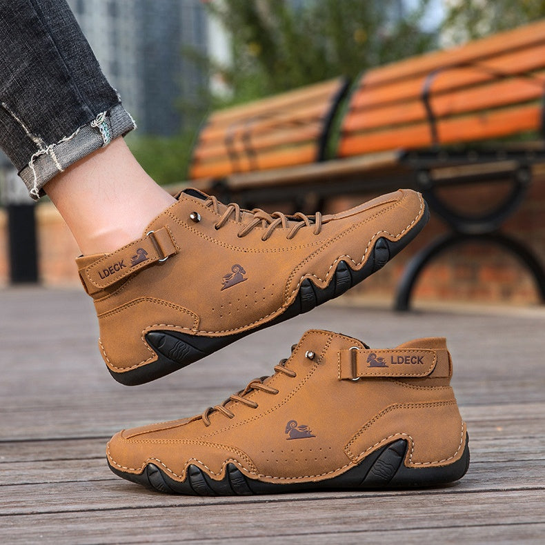 (🔥50% de descuento hoy - ¡No te lo pierdas! ⏰) Zapatos casuales KEENPE® hechos a mano, suaves y cómodos, antideslizantes e impermeables, con diseño ergonómico para aliviar el dolor de pies. Unisex.