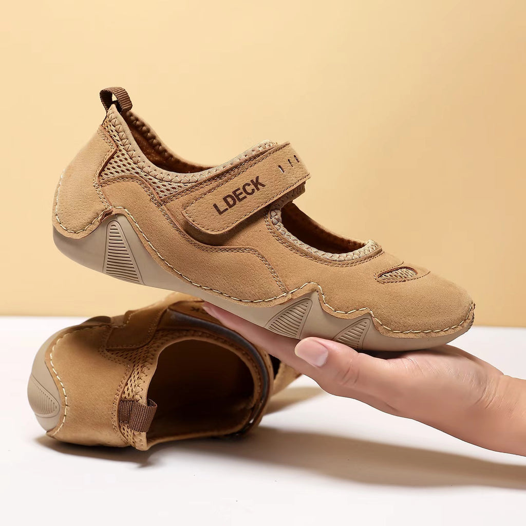 🌸🎉Trendy Must-Have! Only a Few Left!✨🥿💫Women's Daily Comfortable Breathable Lightweight Corrective Slip-On Walking Shoes| Tie Shoeswomans Barefoot Shoes
