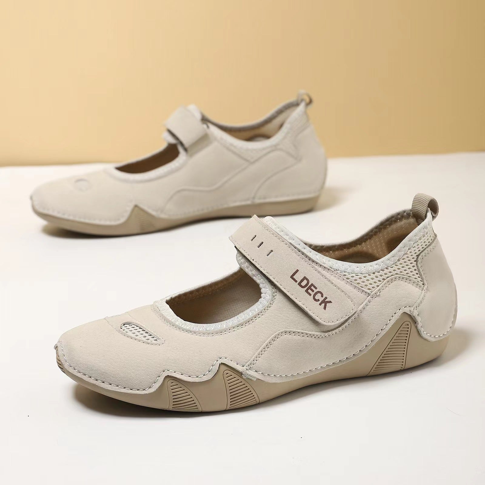 🌸🎉Trendy Must-Have! Only a Few Left!✨🥿💫Women's Daily Comfortable Breathable Lightweight Corrective Slip-On Walking Shoes| Tie Shoeswomans Barefoot Shoes