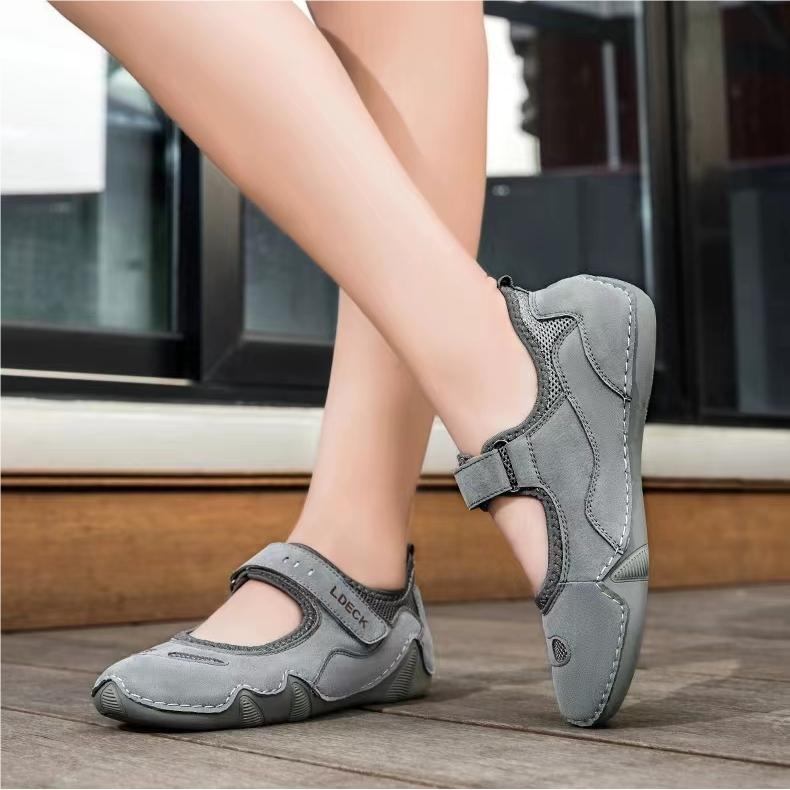 🌸🎉Trendy Must-Have! Only a Few Left!✨🥿💫Women's Daily Comfortable Breathable Lightweight Corrective Slip-On Walking Shoes| Tie Shoeswomans Barefoot Shoes