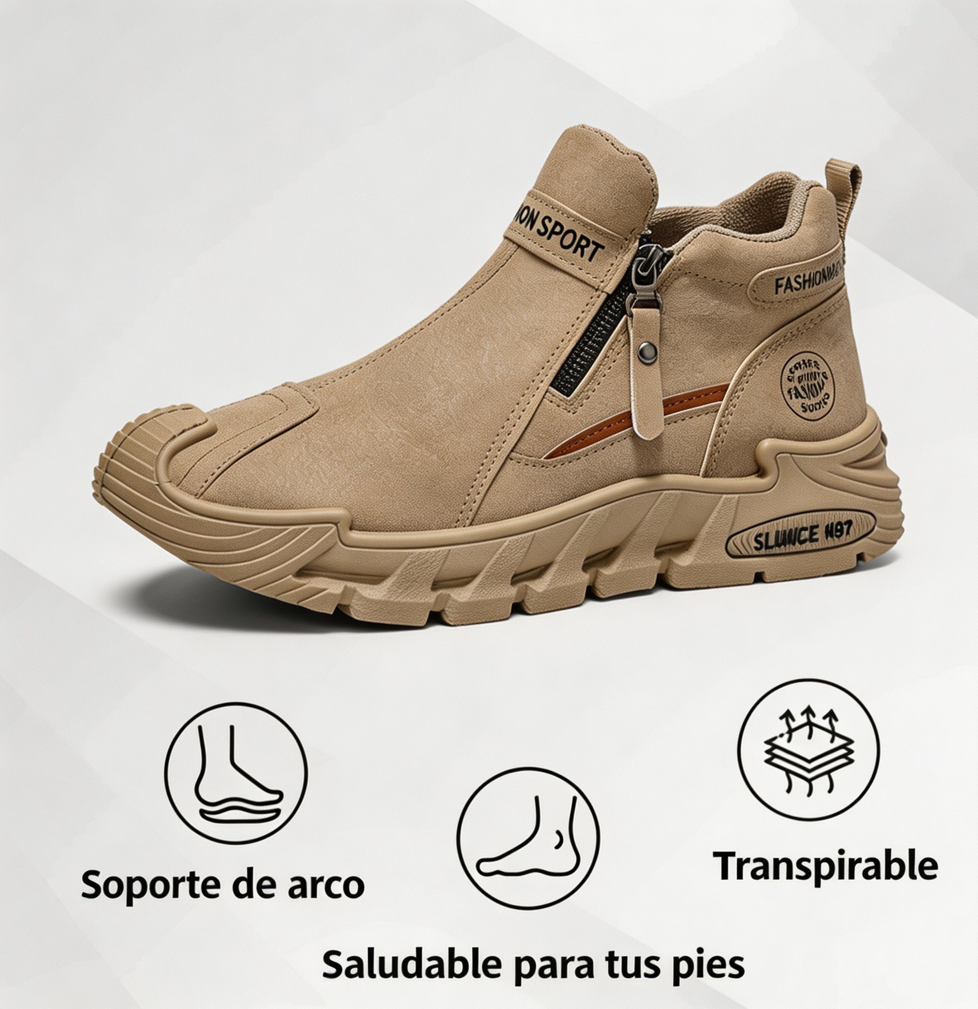 【⏰Hoy 50% de descuento - ¡termina pronto!🔥】Zapatillas de senderismo antideslizantes KEENPE® - Fabricadas en piel de vacuno italiana, con soporte para el arco del pie, cómodas y duraderas, ¡alivian las molestias en los pies!