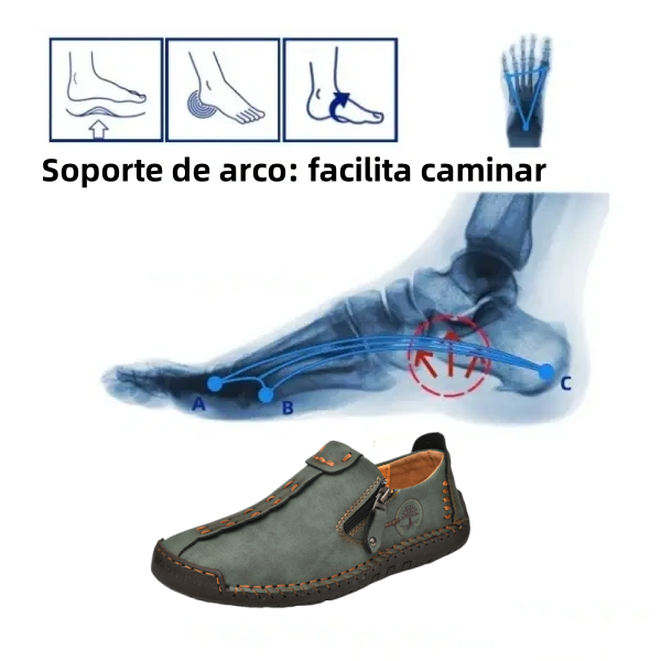 🎉 ¡Último día! ¡50% de descuento! ✅ Zapatos ortopédicos diseñados para personas con problemas en los pies, hechos de piel de becerro australiana. 👞 Proporcionan soporte para el arco del pie y alivian el dolor de espalda, articulaciones y pies.