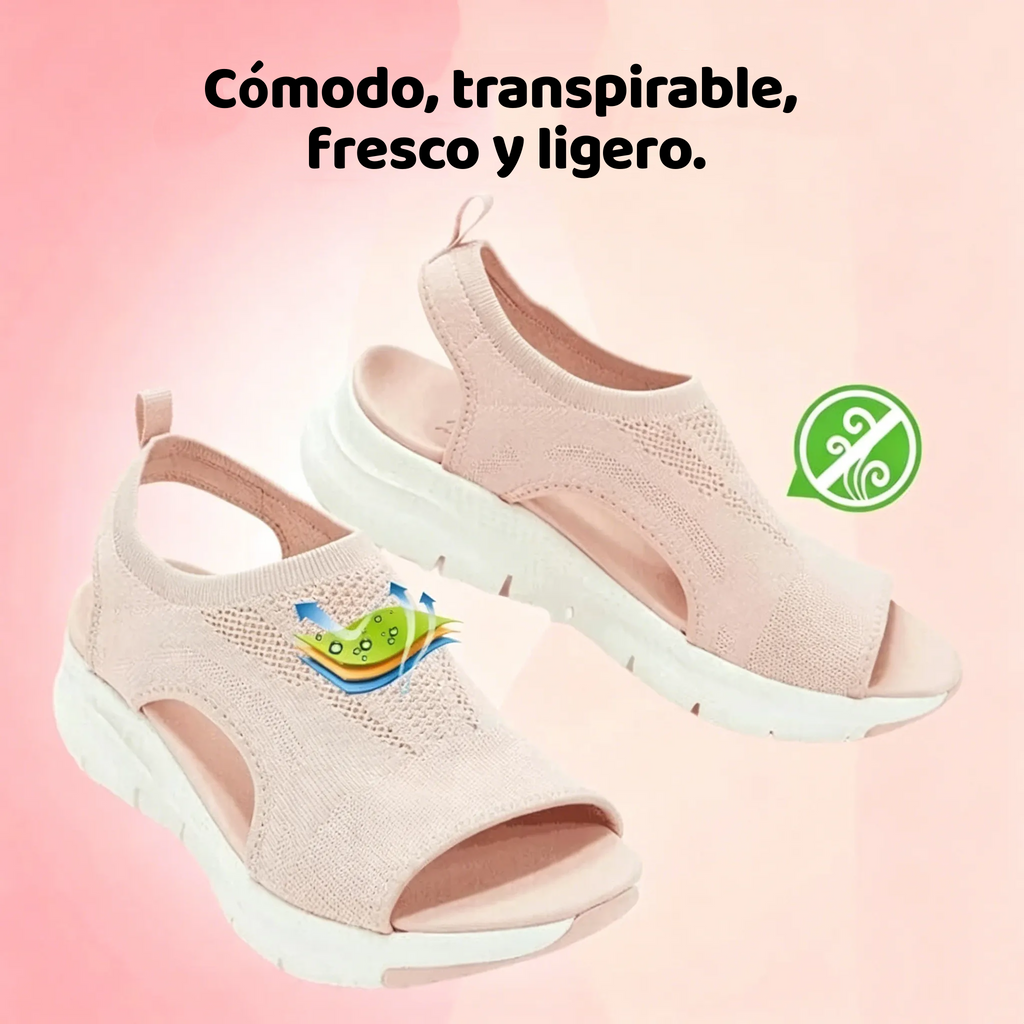【⏰¡Último día, 50% de descuento! ¡No te lo pierdas!】Sandalias ortopédicas ergonómicas con absorción de impactos, ✅️Sandalias ortopédicas saludables diseñadas específicamente para mujeres europeas.