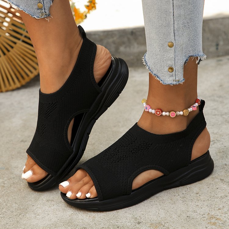 【⏰¡Último día, 50% de descuento! ¡No te lo pierdas!】Sandalias ortopédicas ergonómicas con absorción de impactos, ✅️Sandalias ortopédicas saludables diseñadas específicamente para mujeres europeas.