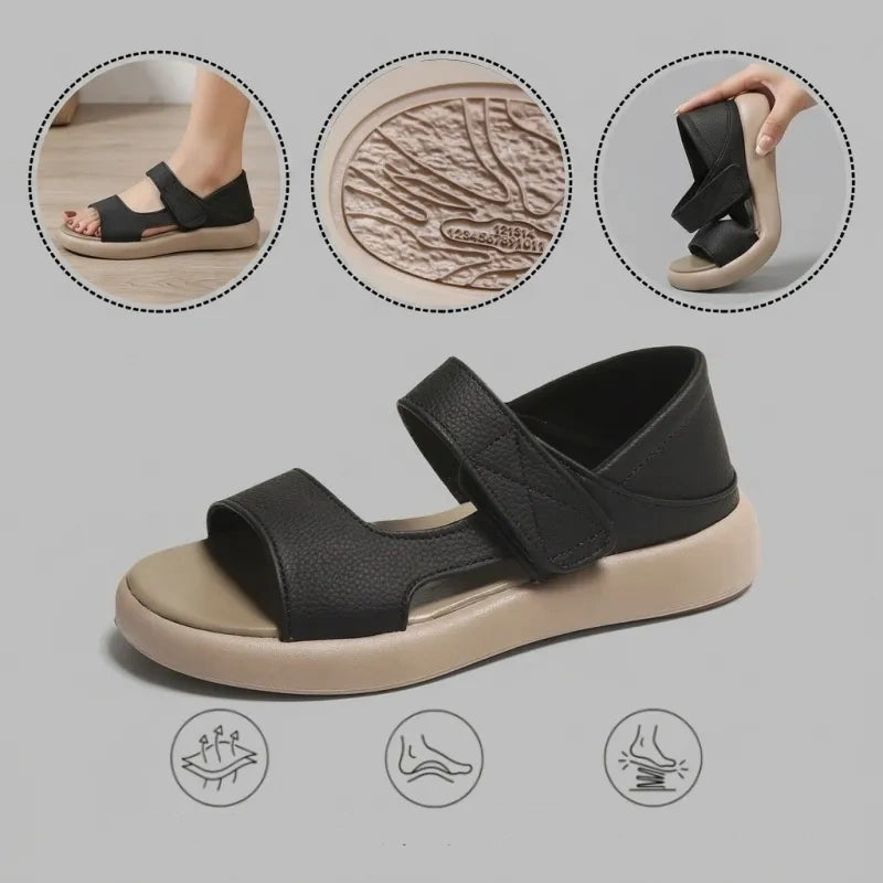 🔥 Ograniczona czasowo zniżka 50%! Letnie sandały ortopedyczne – ergonomiczne, wygodne i oddychające, które łagodzą ból. ✅