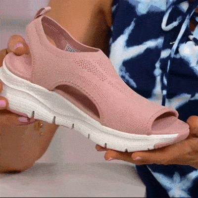 【⏰¡Último día, 50% de descuento! ¡No te lo pierdas!】Sandalias ortopédicas ergonómicas con absorción de impactos, ✅️Sandalias ortopédicas saludables diseñadas específicamente para mujeres europeas.