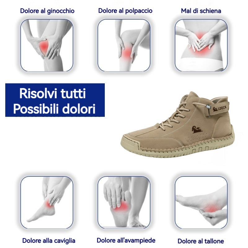 🐂 Scarpe da uomo in pelle di vitello prodotte in Australia 👞 Cucite a mano, facili da indossare e da togliere ✅ Supporto dell'arco plantare, sollievo dal dolore - camminare confortevole