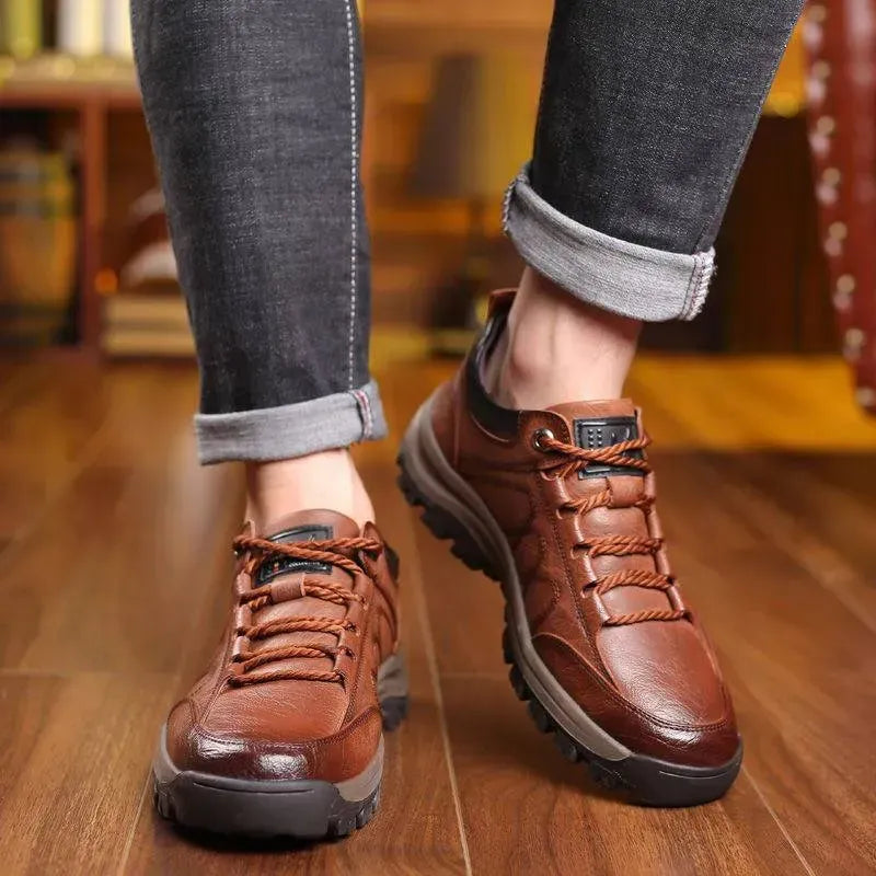 Zapatos de piel italiana Optimumto® | Suaves y cómodos | El soporte del arco facilita el caminar