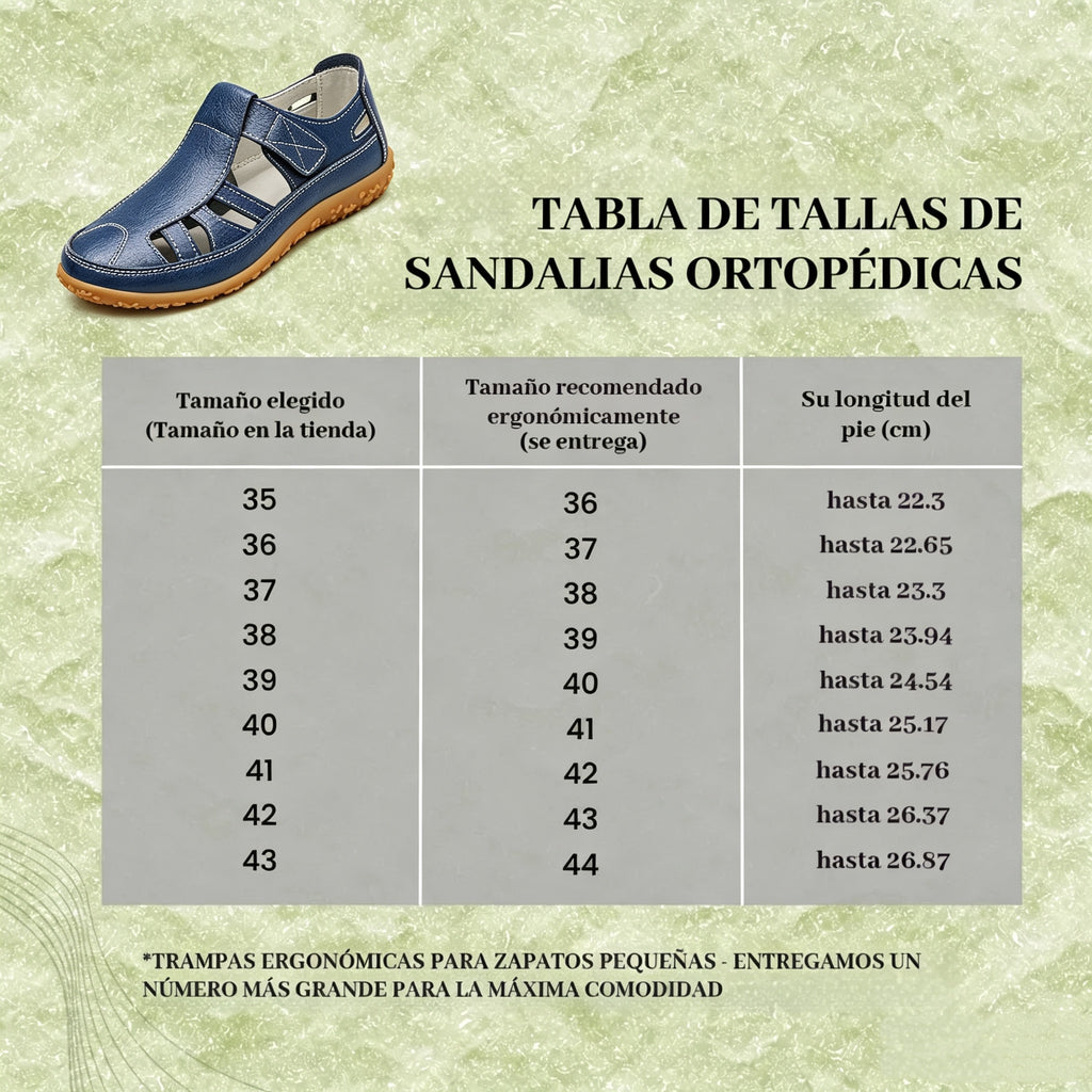 🔥50% de descuento: Sandalias BellaVita de cuero genuino cómodas — Suavidad premium · Antideslizantes · Ligeras · Frescas