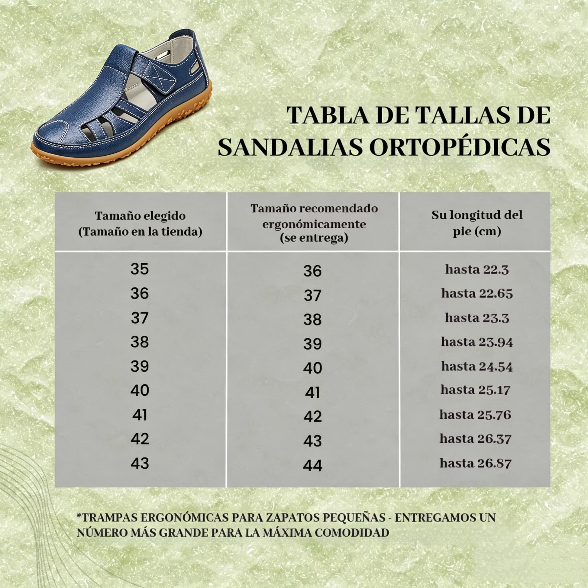 🔥50% de descuento: Sandalias BellaVita de cuero genuino cómodas — Suavidad premium · Antideslizantes · Ligeras · Frescas