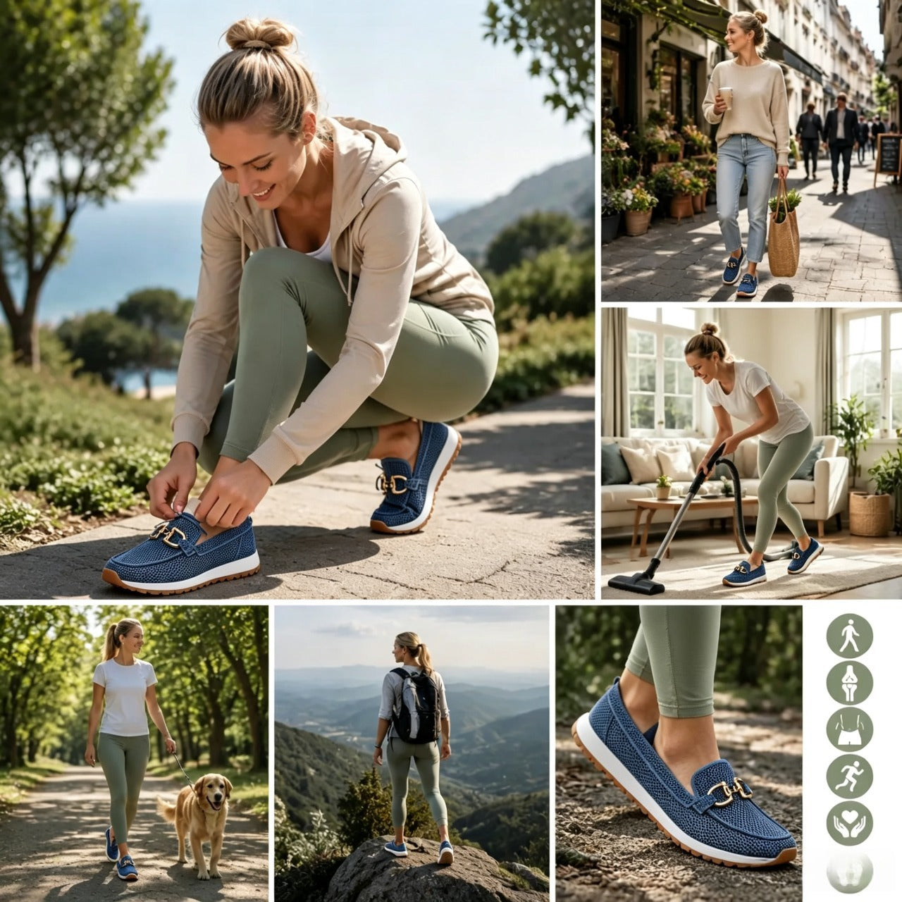 🎉 ¡Precio exclusivo para socios! Zapatos correctores para caminar, ideales para personas de mediana y avanzada edad: ¡sus suelas suaves garantizan una pisada cómoda durante todo el día!