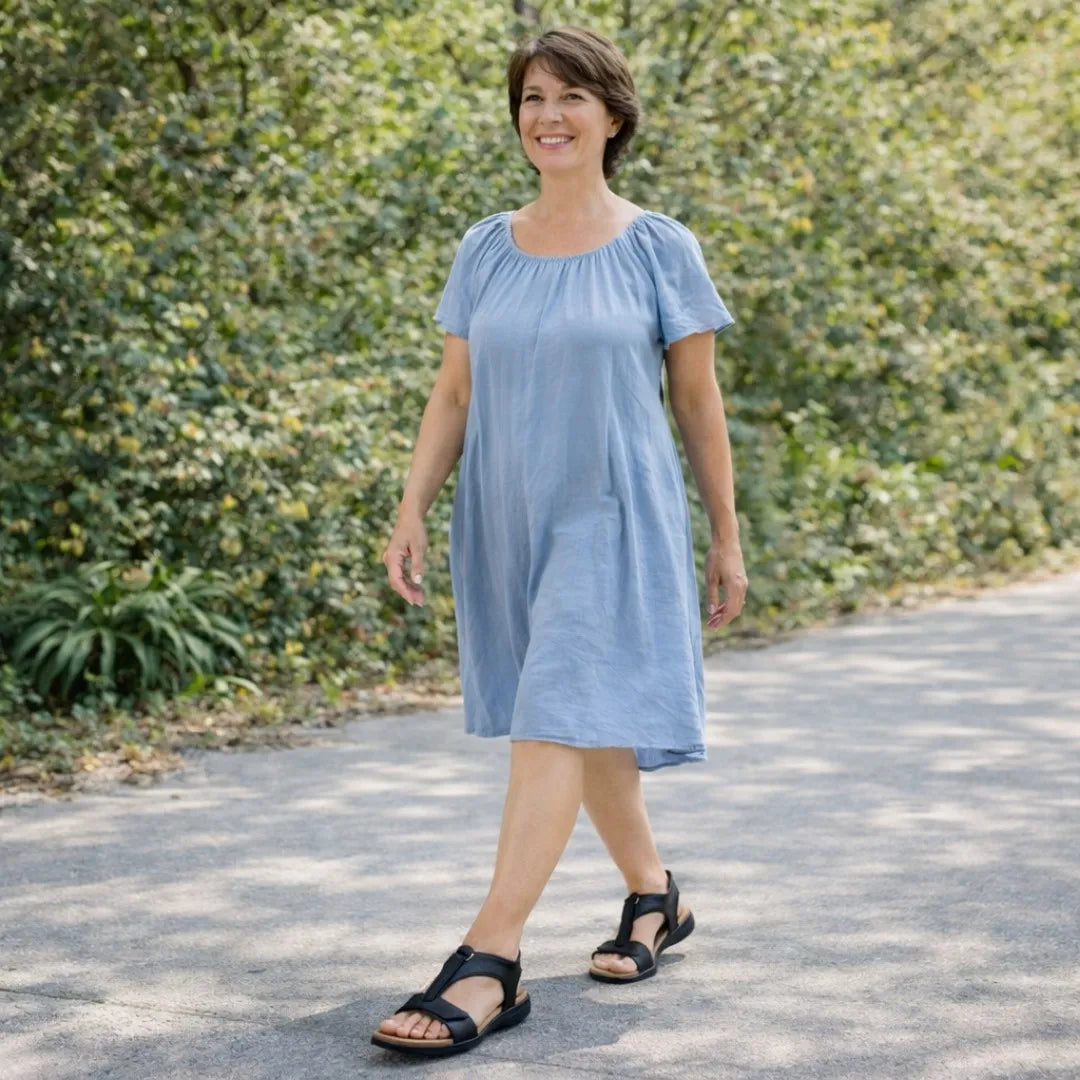 Sandalias ortopédicas - Sandalias antideslizantes para mujer, diseñadas ergonómicamente para brindar soporte al pie | Diseño ergonómico