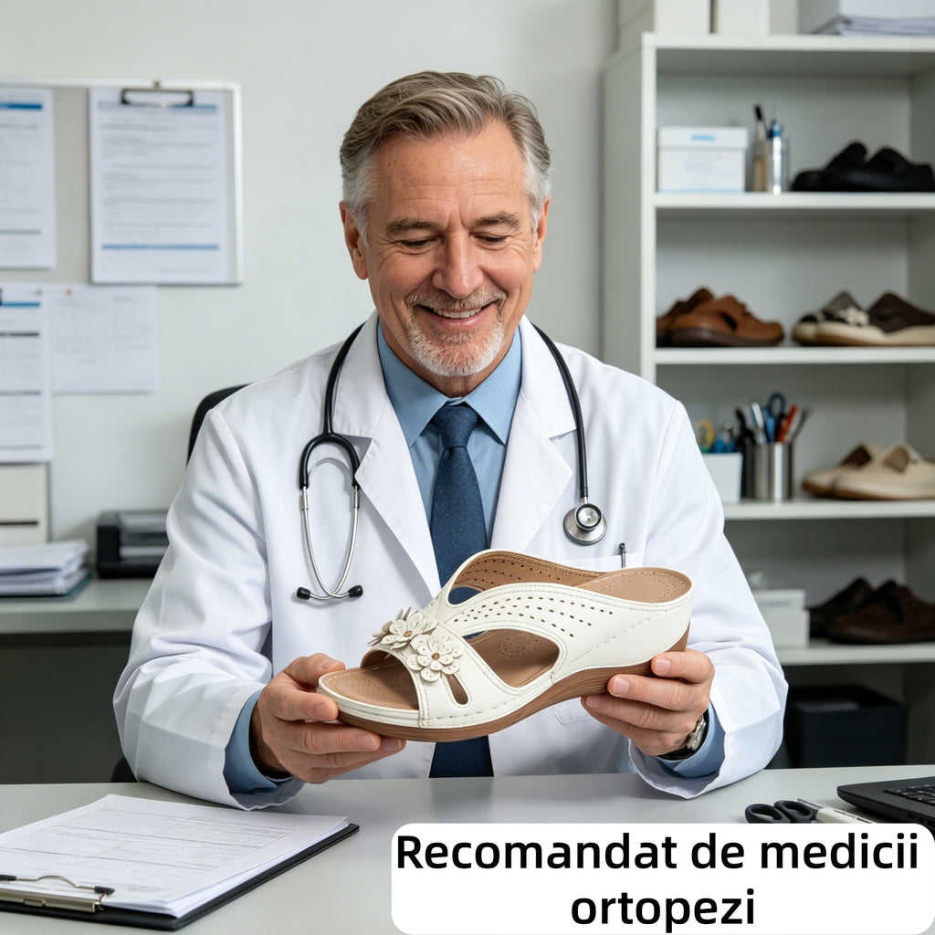 🔥70% reducere astăzi - Nu ratați! ⏰ Pantofi ortopedici cu design ergonomic - design cu suport pentru arcul plantar 👞 Ameliorează cu ușurință durerea de picior