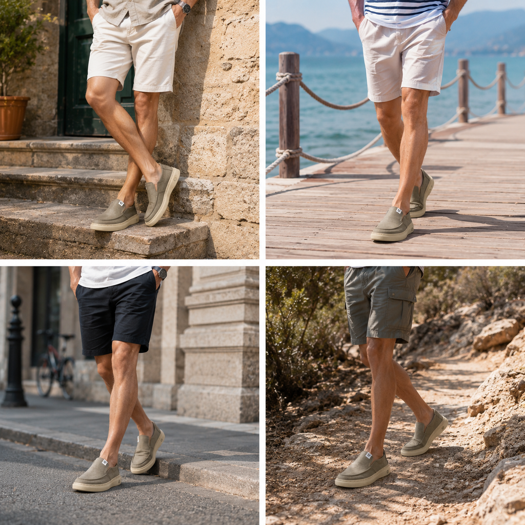 🎉 ¡50% de descuento hoy! Zapatos cómodos para hombre 👞 Ultraligeros y transpirables ✅ Soporte para el arco · Comodidad durante todo el día