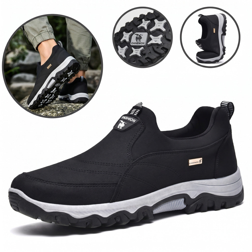 Zapatos ortopédicos de ante cómodos: suaves y cómodos, con una sujeción excelente. Alivian el dolor de pies.