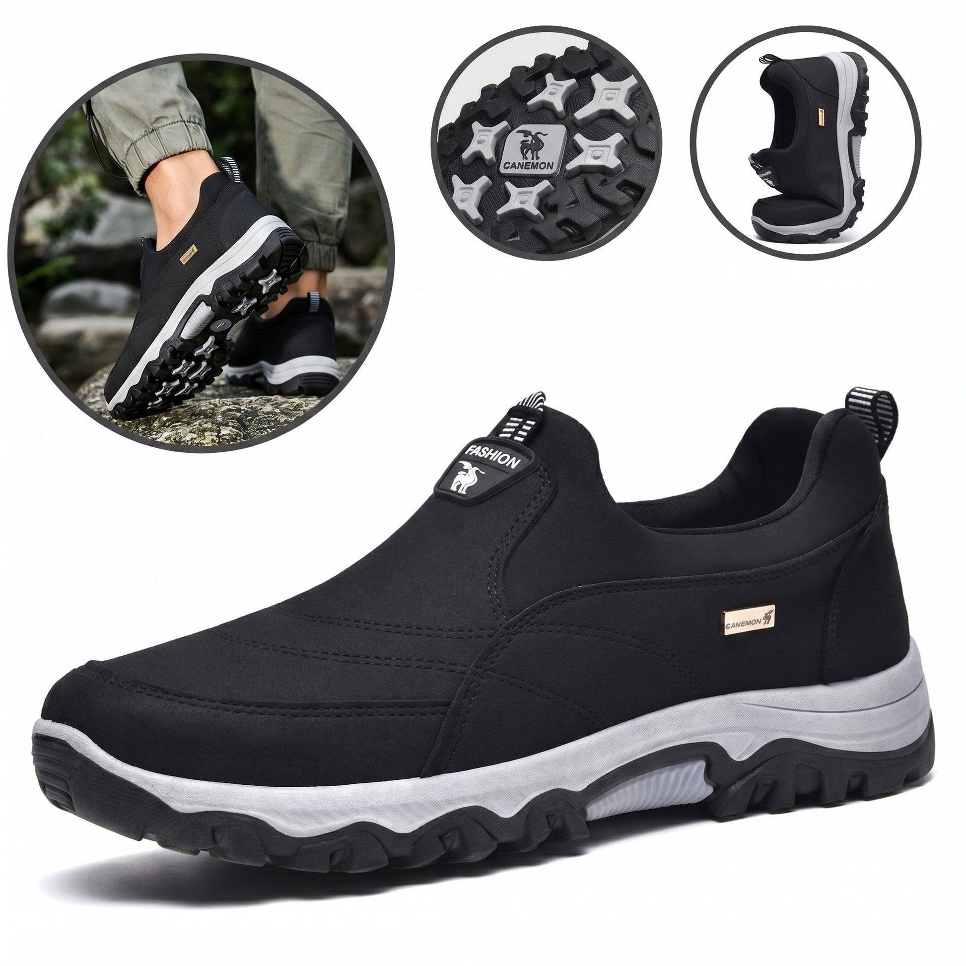 Zapatos ortopédicos de ante cómodos: suaves y cómodos, con una sujeción excelente. Alivian el dolor de pies.