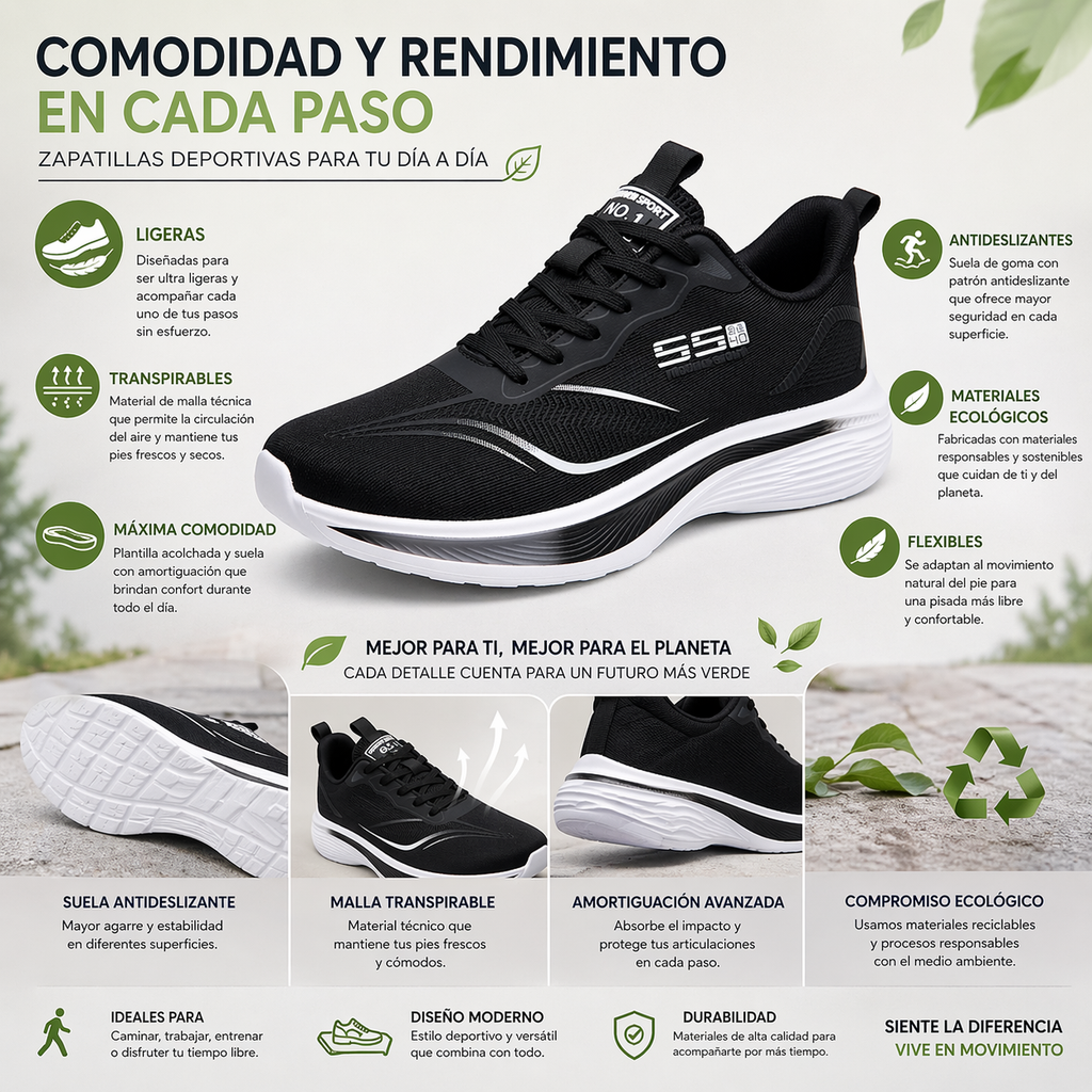 🎁¡Último día para aprovechar el 50% de descuento! ¡No te pierdas la oportunidad! ⏰Alivia el dolor de pies y la fascitis: Zapatillas deportivas ortopédicas cómodas y ligeras