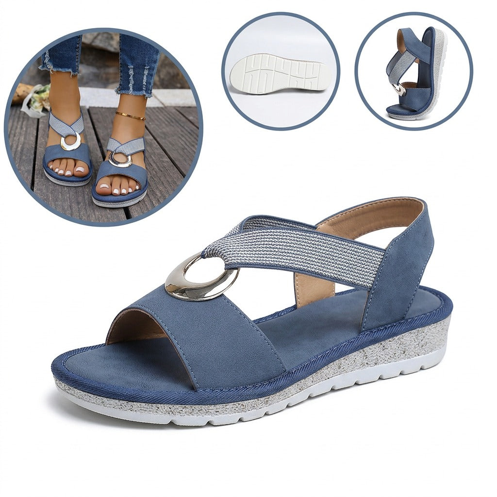 Sandalias ortopédicas ergonómicas — Con soporte para el arco que ayuda a aliviar el dolor de pies, estabilizar el talón y reducir la inestabilidad al caminar