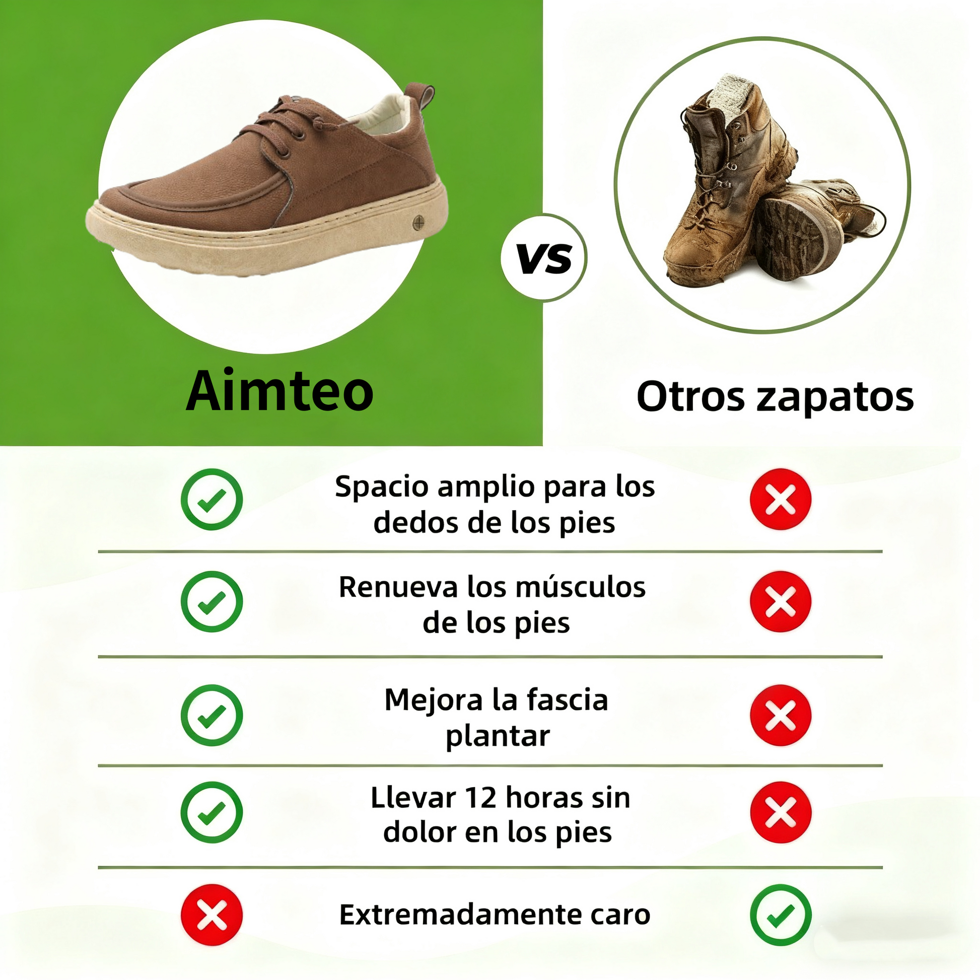 🎉 ¡50% de descuento hoy, termina pronto! 🐂 Zapatos ortopédicos para hombre, hechos a mano con auténtica piel de vaca australiana 👞 Soporte para el arco del pie - Impermeables y antideslizantes ✅ Cómodos para caminar