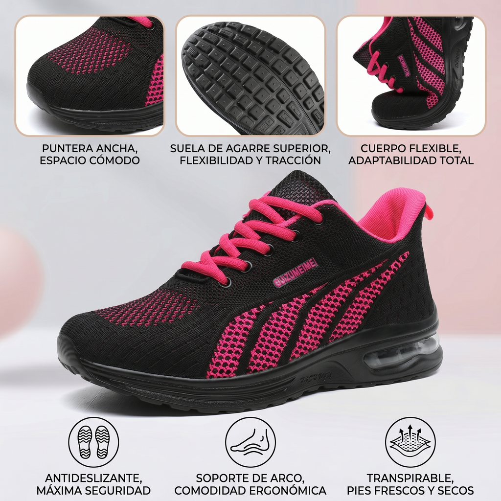 🔥 ¡-60% de descuento! ⏰ Elegantes zapatos ortopédicos para mujer — Diseño ergonómico ✅ Transpirables y antideslizantes, soporte superior 🦶 — Alivian eficazmente el dolor de pies