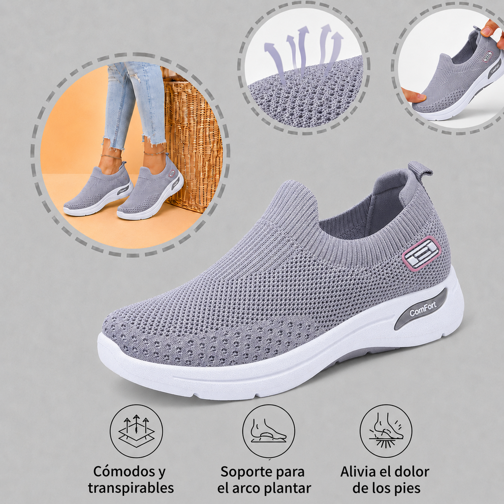 ⏰ ¡Último día – 50% de descuento! ¡No te lo pierdas! Zapatos ortopédicos con diseño ergonómico y función de amortiguación de impactos ✅ Zapatos ortopédicos saludables diseñados especialmente para mujeres europeas