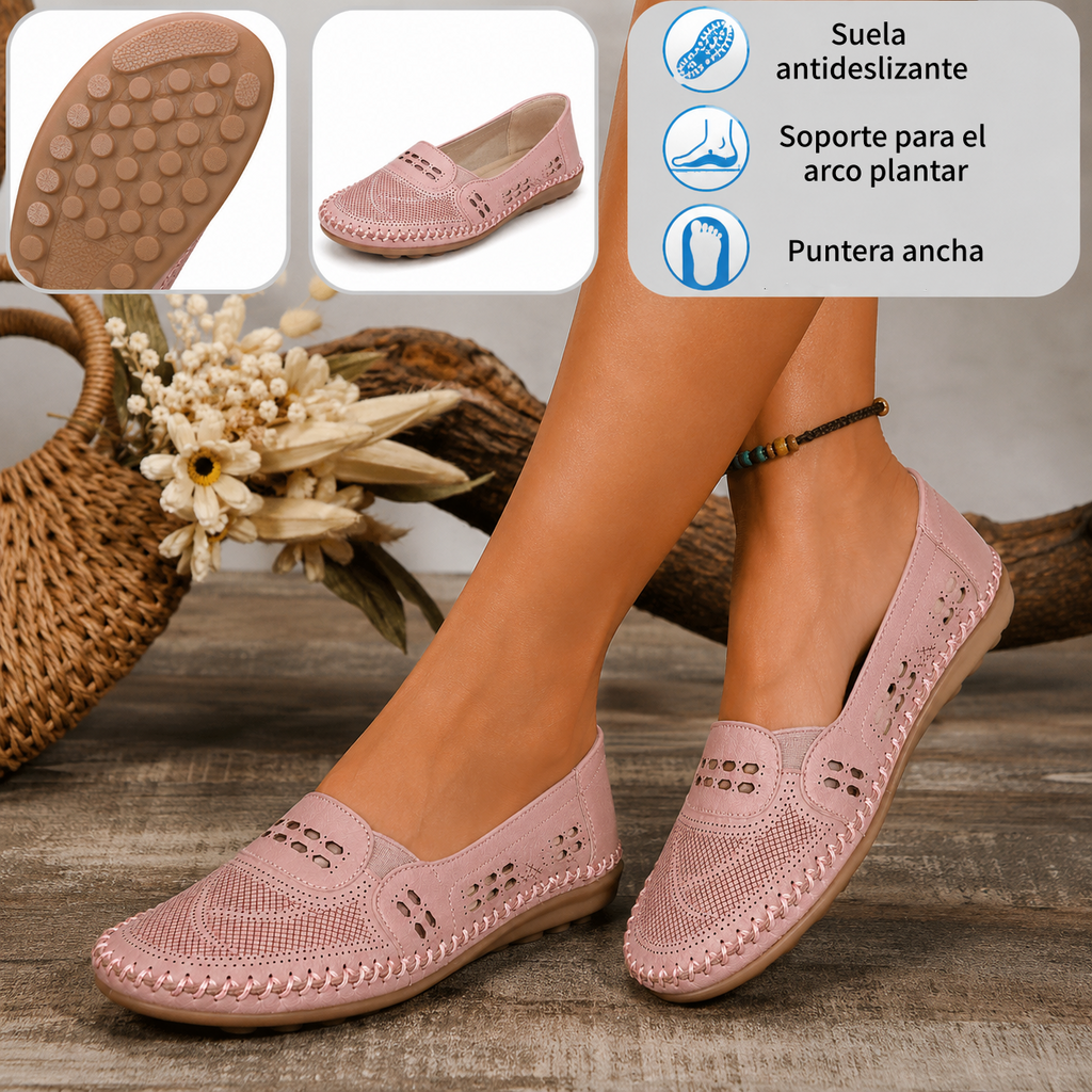 ⏰ ¡Último día – 50% de descuento! ¡No te lo pierdas! Zapatos ortopédicos con diseño ergonómico y función de amortiguación de impactos ✅ Zapatos ortopédicos saludables diseñados especialmente para mujeres europeas