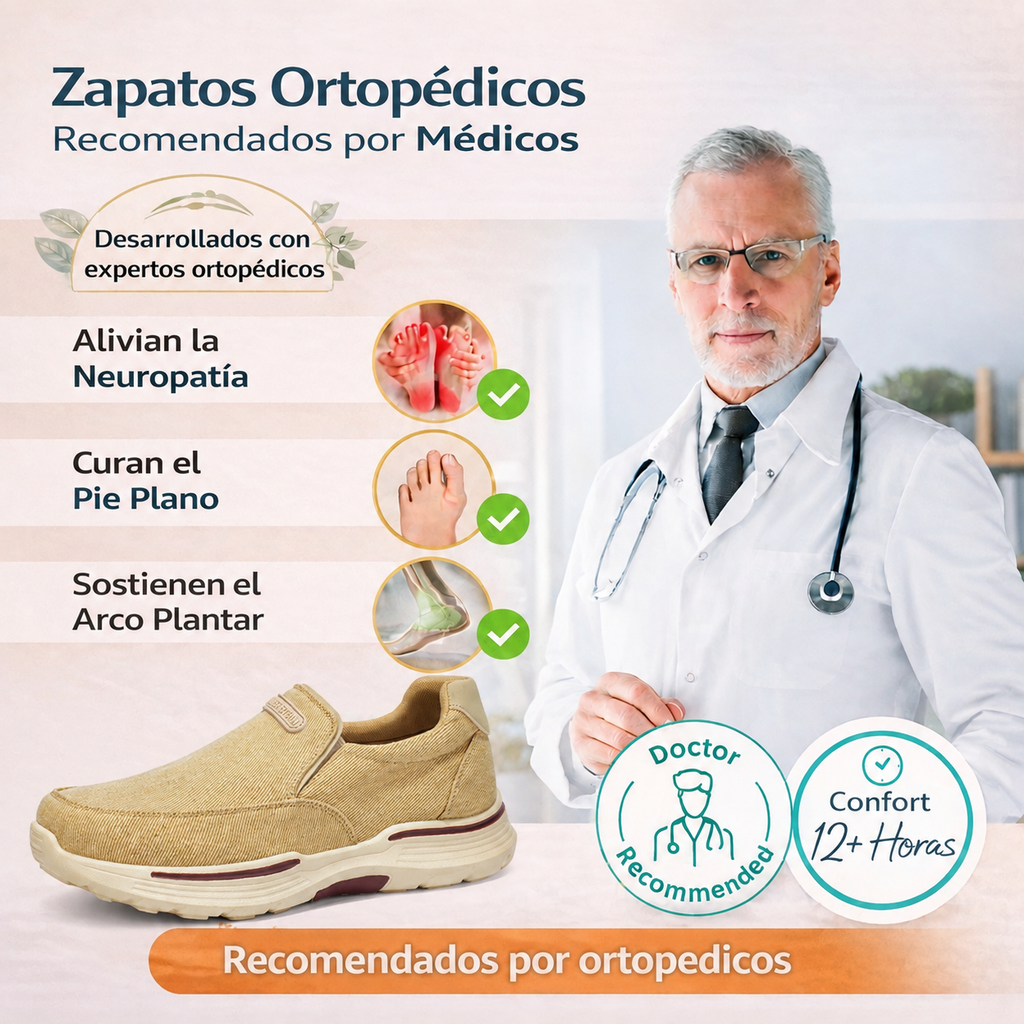 🎉 ¡30% de descuento hoy! ⏰ De una marca australiana de lujo ✅ Zapatos ortopédicos fabricados con tejido ultratranspirable, suaves, cómodos y con excelente soporte 🦶 Alivian el dolor de pies