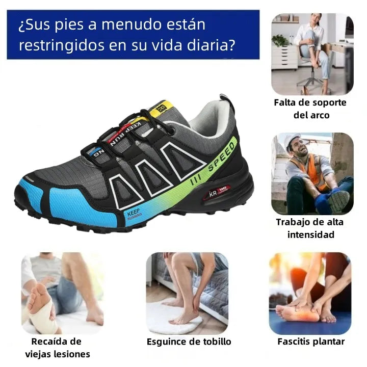 🔥¡Último día con un 30% de descuento! ¡No te lo pierdas! ⏰ Zapatos ortopédicos de diseño ergonómico para aliviar el dolor de espalda, articulaciones y pies - unisex