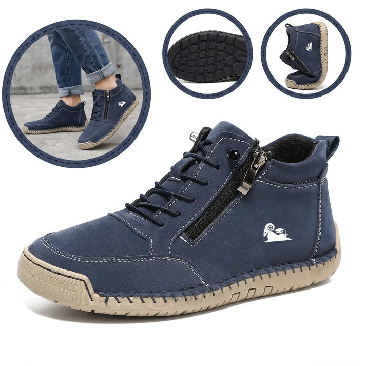 【🎁50% de descuento hoy - ¡No te lo pierdas!】Zapatos ortopédicos de diseño ergonómico - Piel de alta calidad + Cosidos a mano 👞