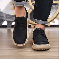 🎉 ¡50% de descuento hoy, termina pronto! 🐂 Zapatos ortopédicos para hombre, hechos a mano con auténtica piel de vaca australiana 👞 Soporte para el arco del pie - Impermeables y antideslizantes ✅ Cómodos para caminar