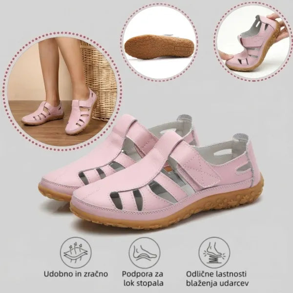 🔥50 % popust danes - ne zamudite priložnosti! Poletni ortopedski sandali, ergonomsko oblikovani ✅ Lajšajo bolečine v stopalih, nedrseči in zračni, nastavljivi Velcro ✅