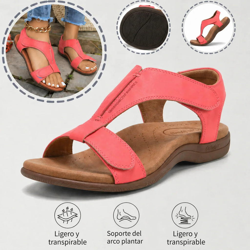 🔥 Sandalias ortopédicas de verano para mujer | Diseño ergonómico, soporte para el arco, comodidad durante todo el día | Antideslizante y transpirable ✅