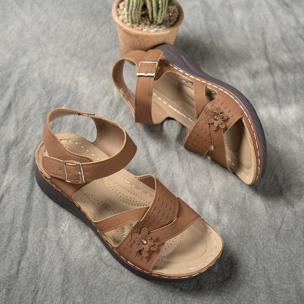Sandalias ortopédicas ergonómicas — Con soporte para el arco del pie que ayuda a aliviar el dolor en los pies, estabilizar el talón y reducir la inestabilidad al caminar
