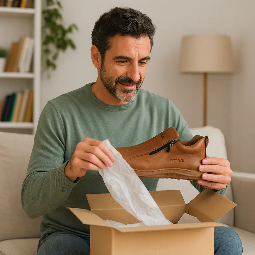 (🎉Último día para aprovechar el descuento del 40 %, ¡no te lo pierdas!) 🐂Zapatos ortopédicos para hombre, confeccionados en piel de becerro australiana👞 Piel ✅Cosidos a mano, soporte plantar: caminata cómoda, alivian el dolor