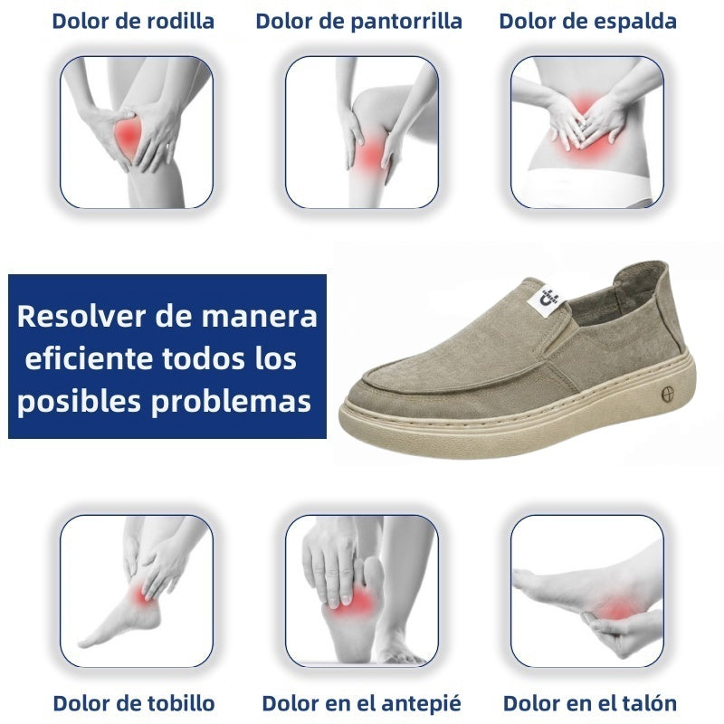 🎉 ¡50% de descuento hoy! Zapatos cómodos para hombre 👞 Ultraligeros y transpirables ✅ Soporte para el arco · Comodidad durante todo el día