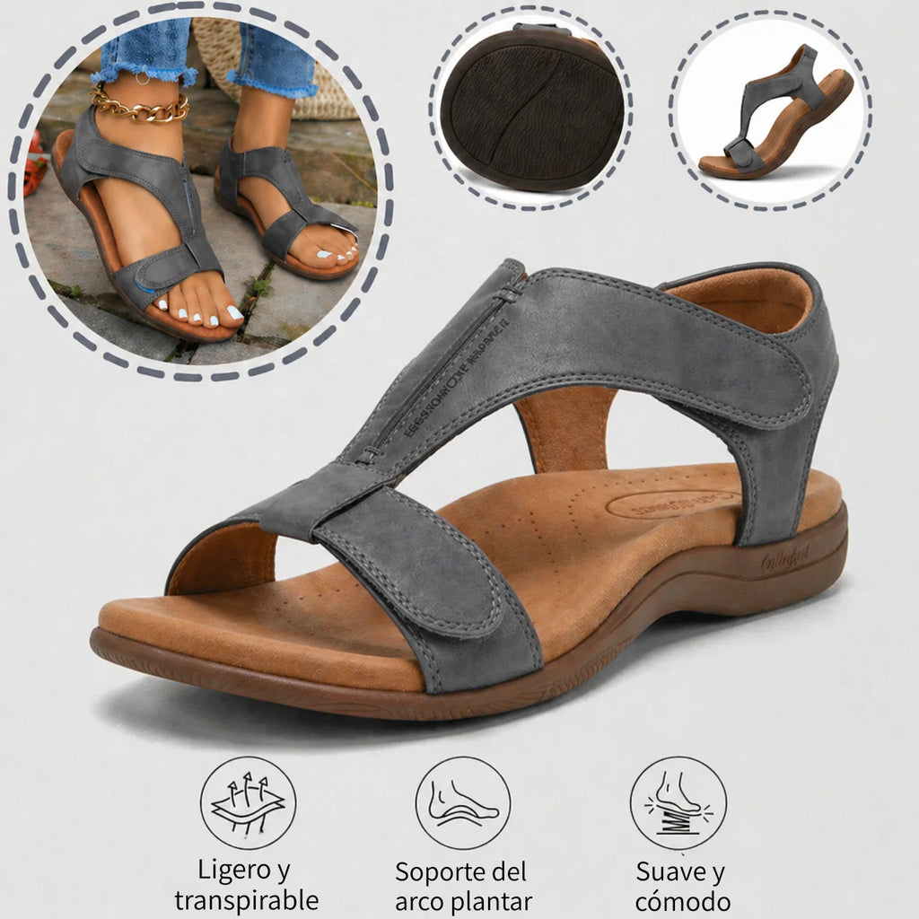 🔥 Sandalias ortopédicas de verano para mujer | Diseño ergonómico, soporte para el arco, comodidad durante todo el día | Antideslizante y transpirable ✅